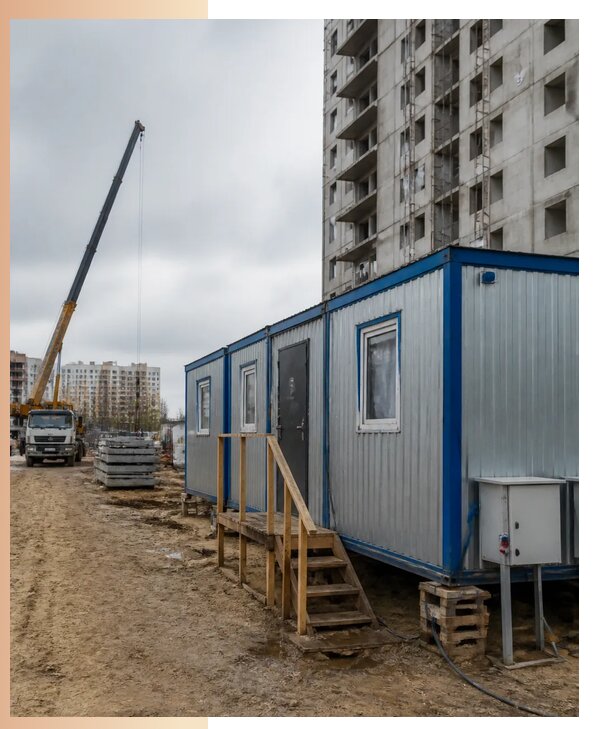 Аренда строительных вагончиков для рабочих в Назрани